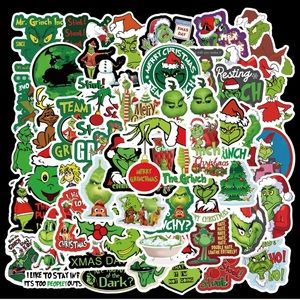 🎄 Grinch 12 Vinyl Stickers - Mystery Bundle